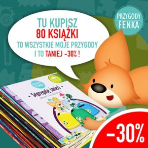 Zestaw 80 książeczek "Przygody Fenka"