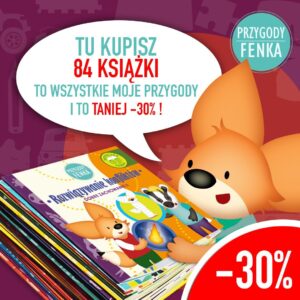Zestaw 84 książeczek "Przygody Fenka" promo