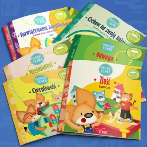 Zestaw 20 bestsellerów „Przygody Fenka” – emocje, relacje i bezpieczeństwo (3–7 lat) - bezpłatna dostawa